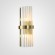 Бра Odeon Clear Glass Gold Metal Wall Lamp By Imperiumloft