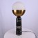 Настольная Лампа Marble Globe Black By Imperiumloft