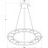 Подвесной светильник кольцом Maytoni MOD070PL-L63W3K Fad светодиодный 9xLED 54W