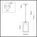 Подвесной светильник цилиндр Lumion 3728/1 ELLIOT под лампу 1xE27 1*60W