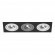 Встраиваемый светильник Lightstar i537060906 Intero 16 под лампы 3xGU10 150W