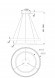 Подвесной светильник кольцом Maytoni MOD058PL-L74B4K Rim светодиодный 2xLED 88W