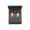 SL079.401.02 Светильник уличный настенный ST-Luce Темный кофе/Прозрачное кракелированное стекло E14 2*60W GLAZGO