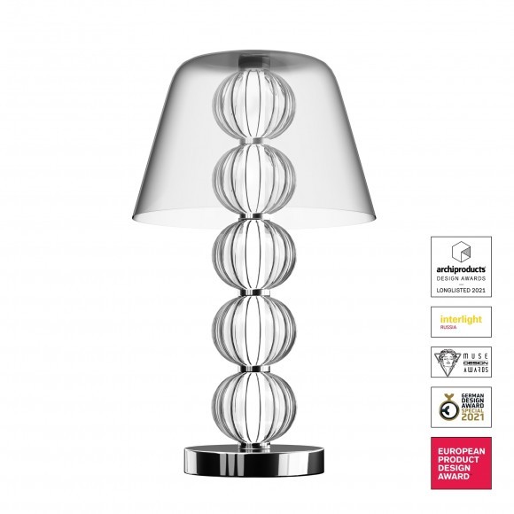 Декоративная настольная лампа Maytoni MOD555TL-L9CH4K Amulet светодиодная LED 9W