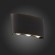 SL089.401.06 Светильник уличный настенный ST-Luce Черный кварцевый LED 6*1W 4000K BISELLO