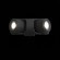 SL093.401.02 Светильник уличный настенный ST-Luce Черный/Черный, Прозрачный G5,3 2*3W ROUND