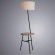 Торшер со столиком Arte Lamp A9202PN-1BK COMBO под лампу 1xE27 60W