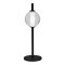 SL6120.404.01 Прикроватная лампа ST-Luce Черный/Прозрачное кракелированное стекло LED 1*8,5W 3000K PEEK