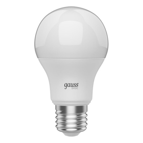 1023222 Лампа Gauss Basic A60 11,5W 1090lm 4100K E27 LED 1/10/50