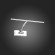 SL595.011.01 Подсветка для картин ST-Luce Хром/Хром LED 1*5,4W 4000K Настенные светильники