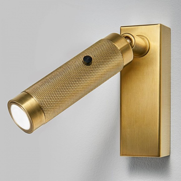 Бра Chelsom Wall Led Knurl Brass By Imperiumloft