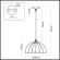 Подвесной светильник с 1 плафоном Lumion 3713/1A SHELBY под лампу 1xE27 1*60W