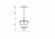 Уличный подвесной светильник Maytoni O413PL-01BZ Albion IP44 под лампу 1xE27 60W
