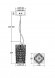 Подвесной светильник светодиодный Coil MOD124PL-L3CH3K