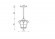 Уличный подвесной светильник Maytoni O413PL-01GB Albion IP44 под лампу 1xE27 60W