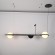 Реечный Светильник Palma Wall Lamp 2 Шара + 1 Вазон Горизонтальная By Imperiumloft