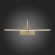 SL444.031.01 Подсветка для картин ST-Luce Бронза/Бронза LED 1*8W 4000K Настенные светильники